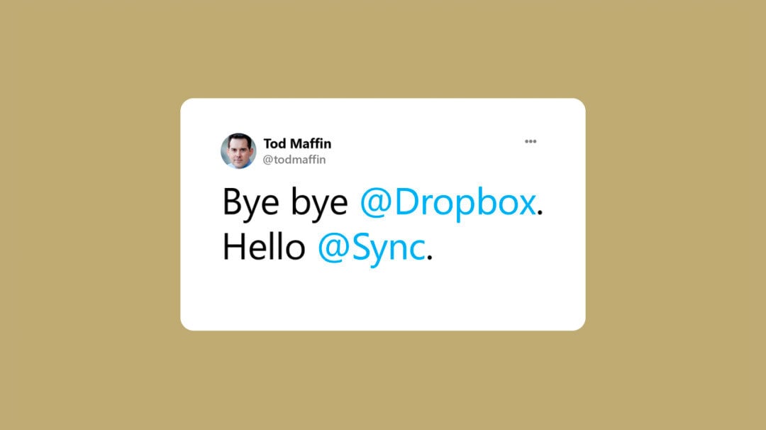 Drop dropbox and get in sync
